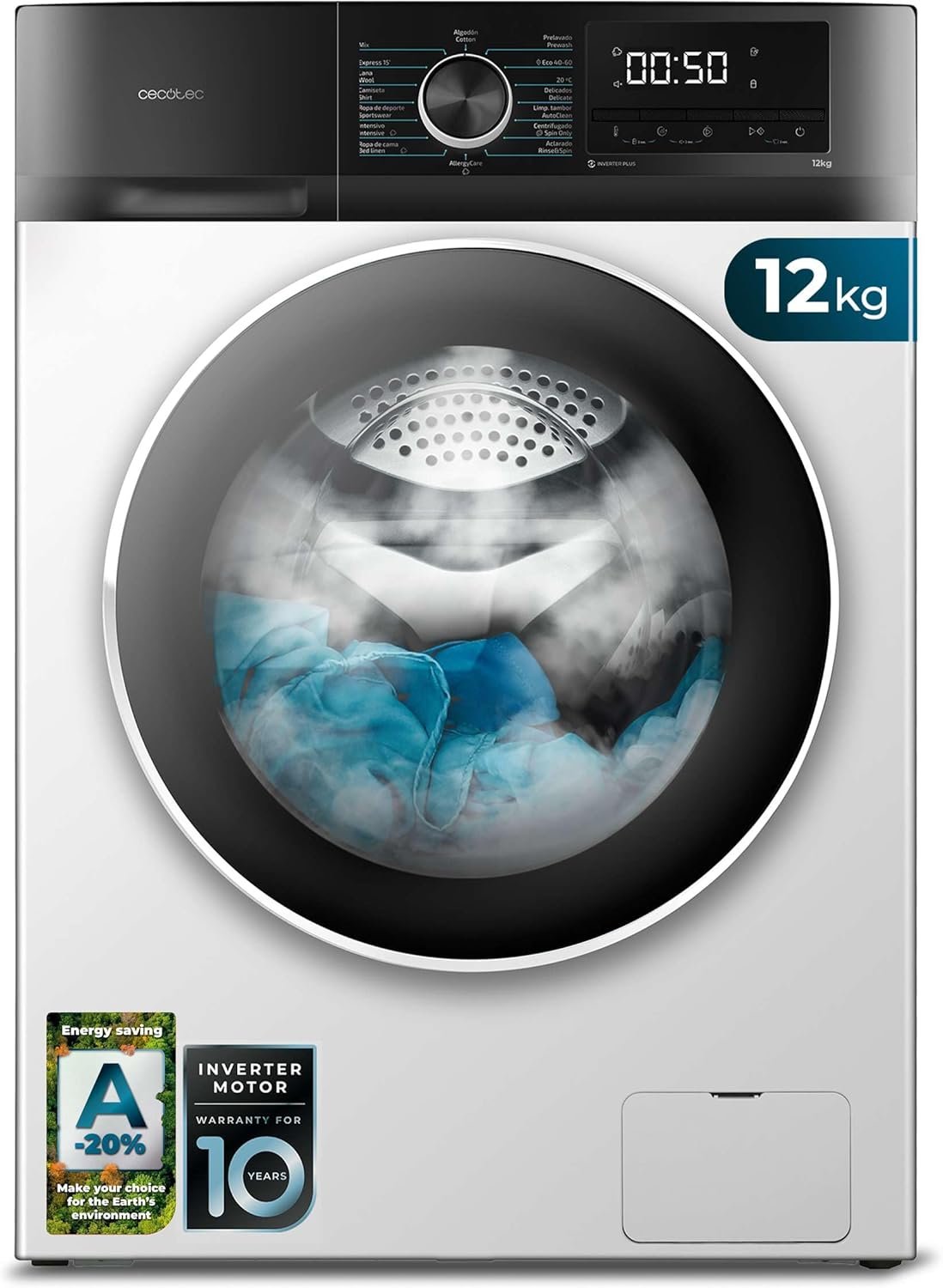 Cecotec Lavadora 12Kg 369,00€ 