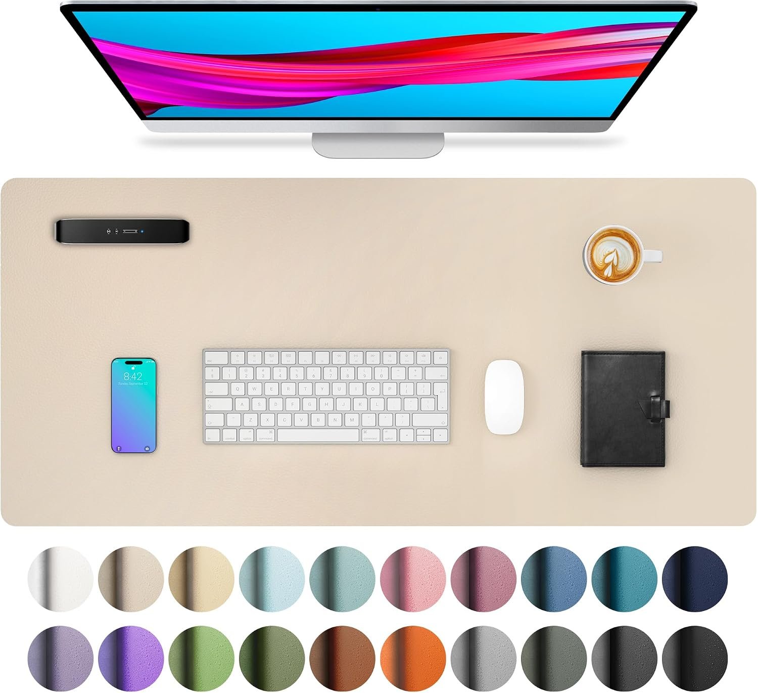Alfombrilla escritorio teclado y raton 17,99€