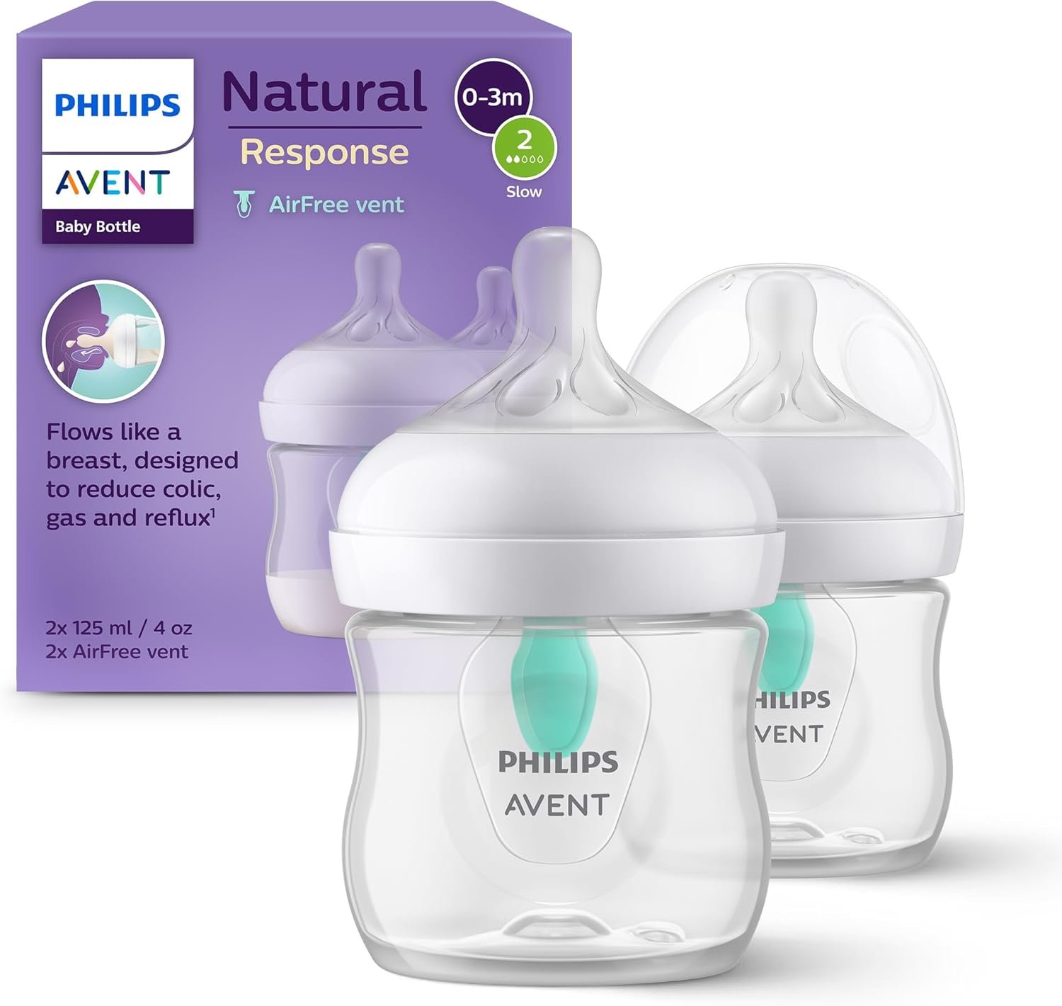 Philips Avent  2 biberones de 125 ml 14,99€